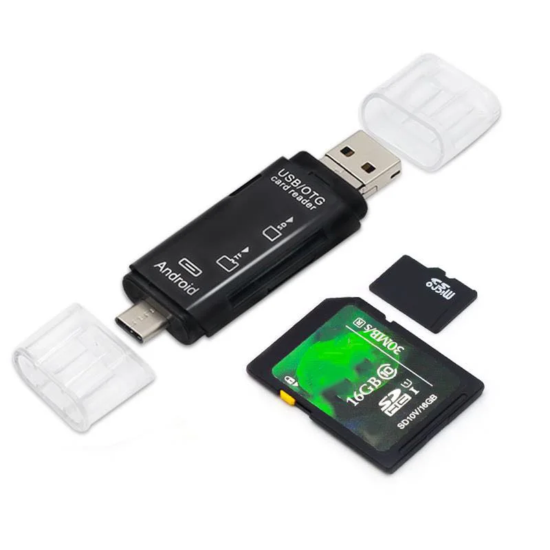 3 в 1 USB палка ридер Тип C Micro SD OTG карта адаптер флэш накопитель TF чтение для Android