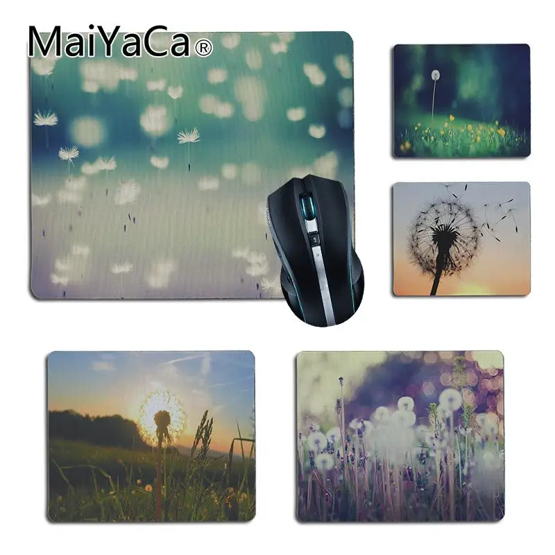 

MaiYaCa винтажный крутой игровой коврик для мыши для ноутбука с одуванчиком, размер 180x220x2 мм и 250x290x2 мм, маленький коврик для мыши