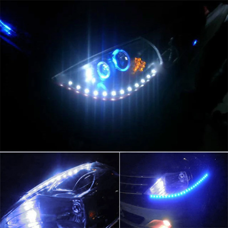 1x Авто декоративная Гибкая Светодиодные ленты высокомощный 12V 30 см 15SMD