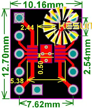 10 шт. DFN10 eMSOP10 поворотный DIP10 0 5 мм Шаг с адаптером охлаждения IC разъем/переходная