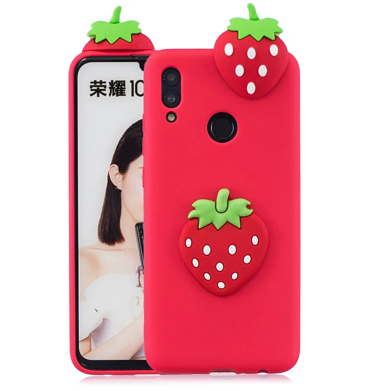 F Huawei P Smart чехол для Coque huawei P Smart Psmart чехол 3D единорог кукла игрушки Мягкий силиконовый чехол для телефона s Etui - Цвет: F