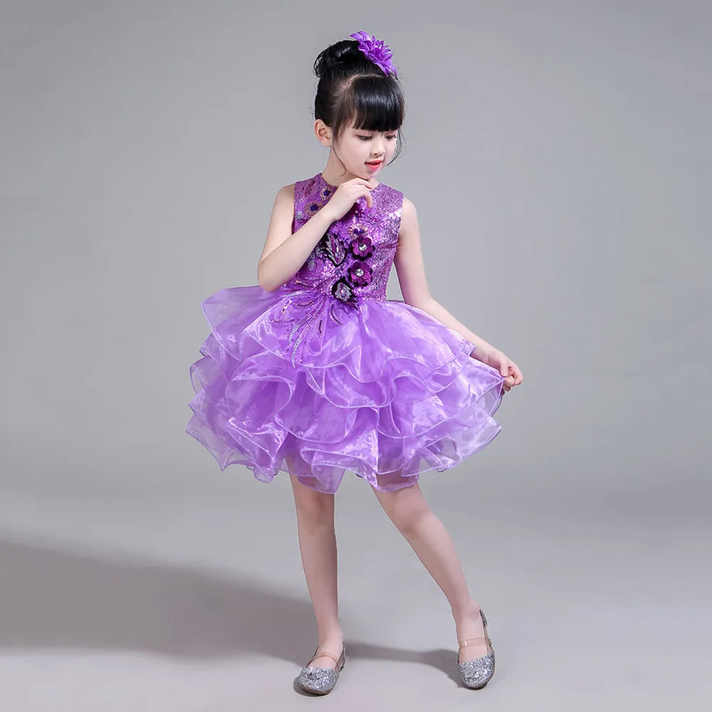 Online Chinese Store Layers Prom Dresses Toddler Glitz Pageant Gowns Children Dancewear Clothing Kids Party for Girls | Детская одежда