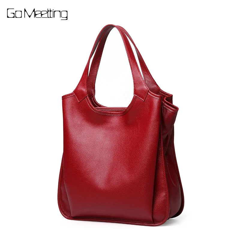 Go Meetting модельер Для женщин сумка натуральная кожа сумки повседневные для bolsa feminina