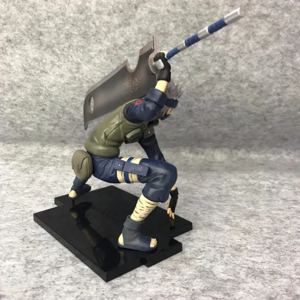 Аниме фигурки 15 см Наруто Ninkai Taisen Kakashi 1/8 масштаб Kubikiribocho Ver. Обувь для косплея