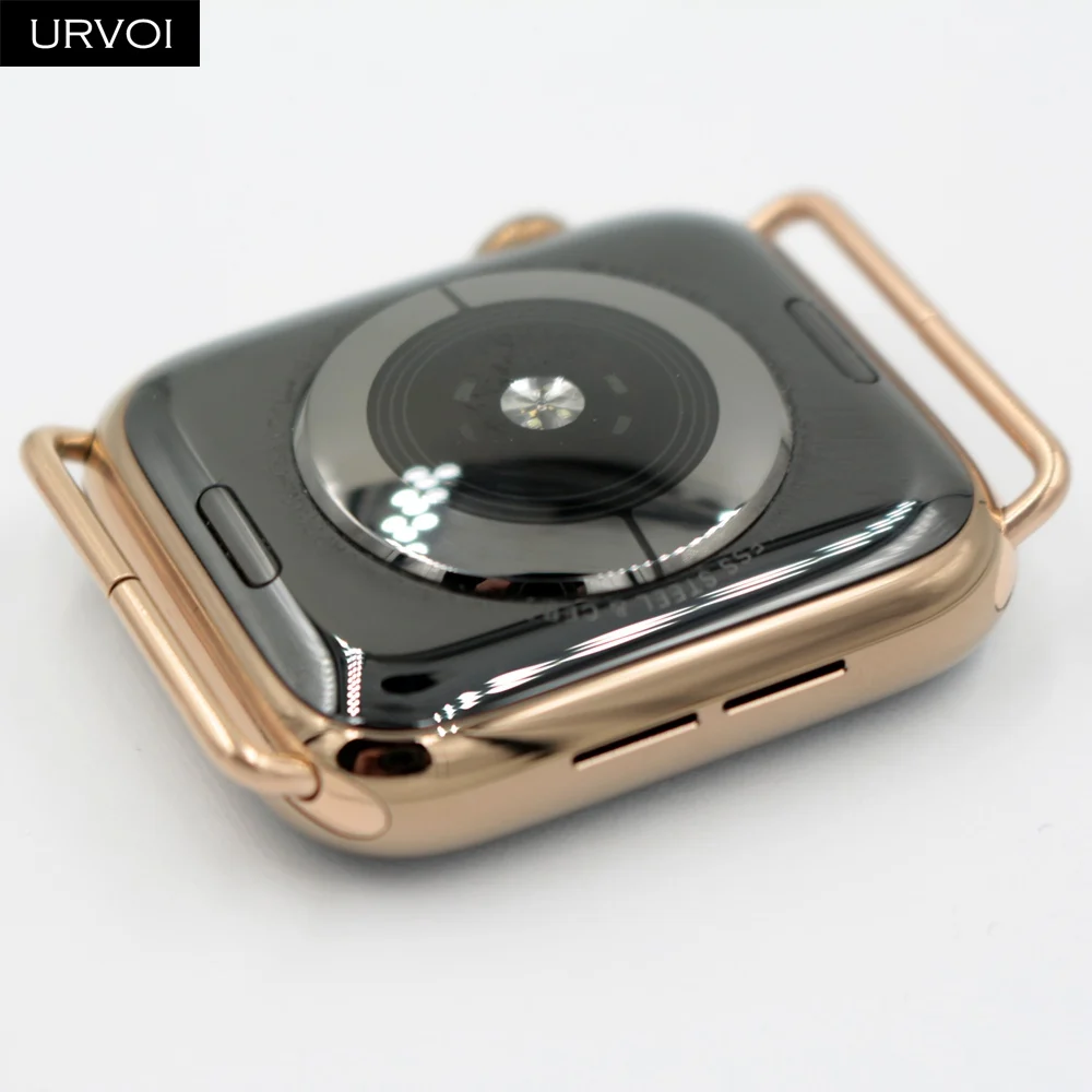 URVOI серии 6 5 4 адаптеры разъем для apple watch 1 пара оптом Бесшовные полосы Спорт