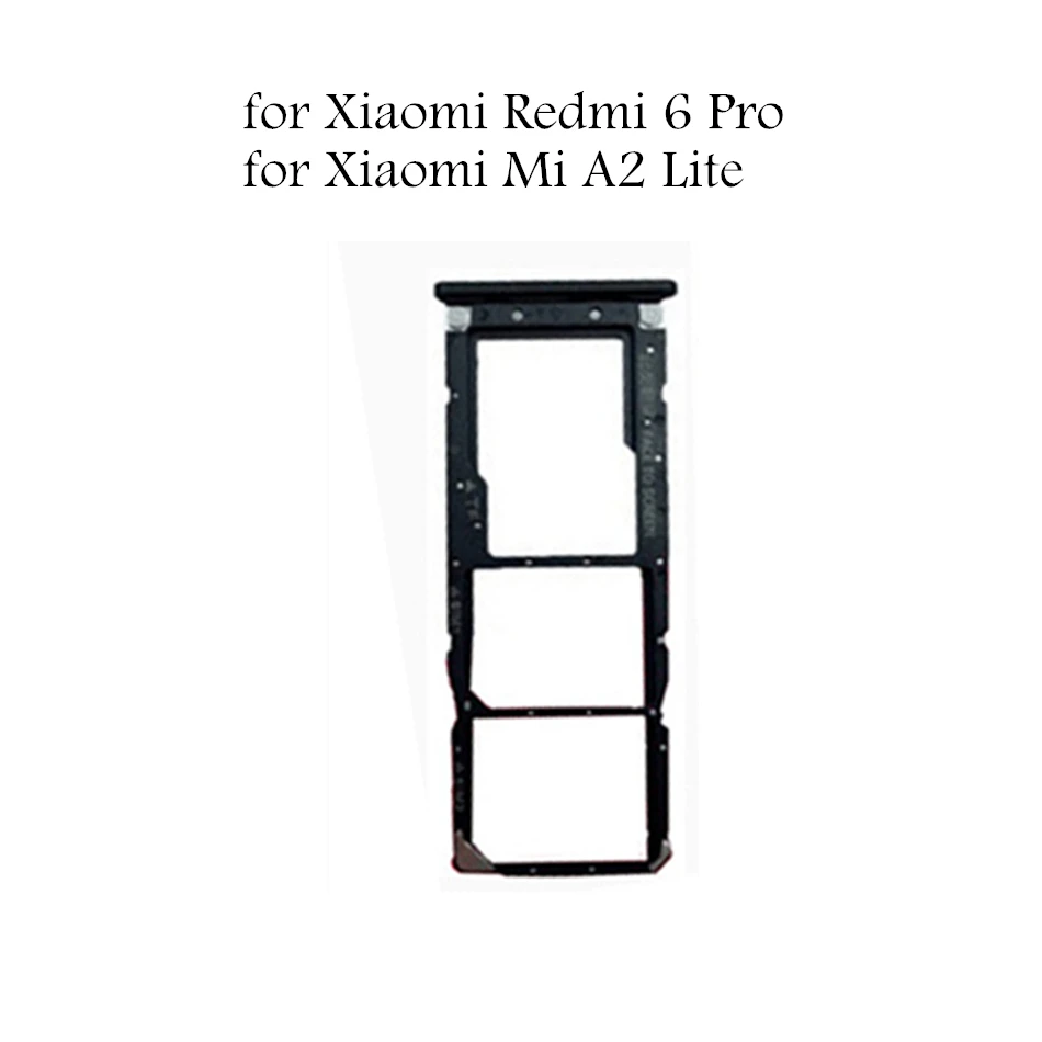 Держатель для карт Xiaomi Mi a2 lite слот SIM карты Micro SD адаптер Redmi 6 Pro запасные части