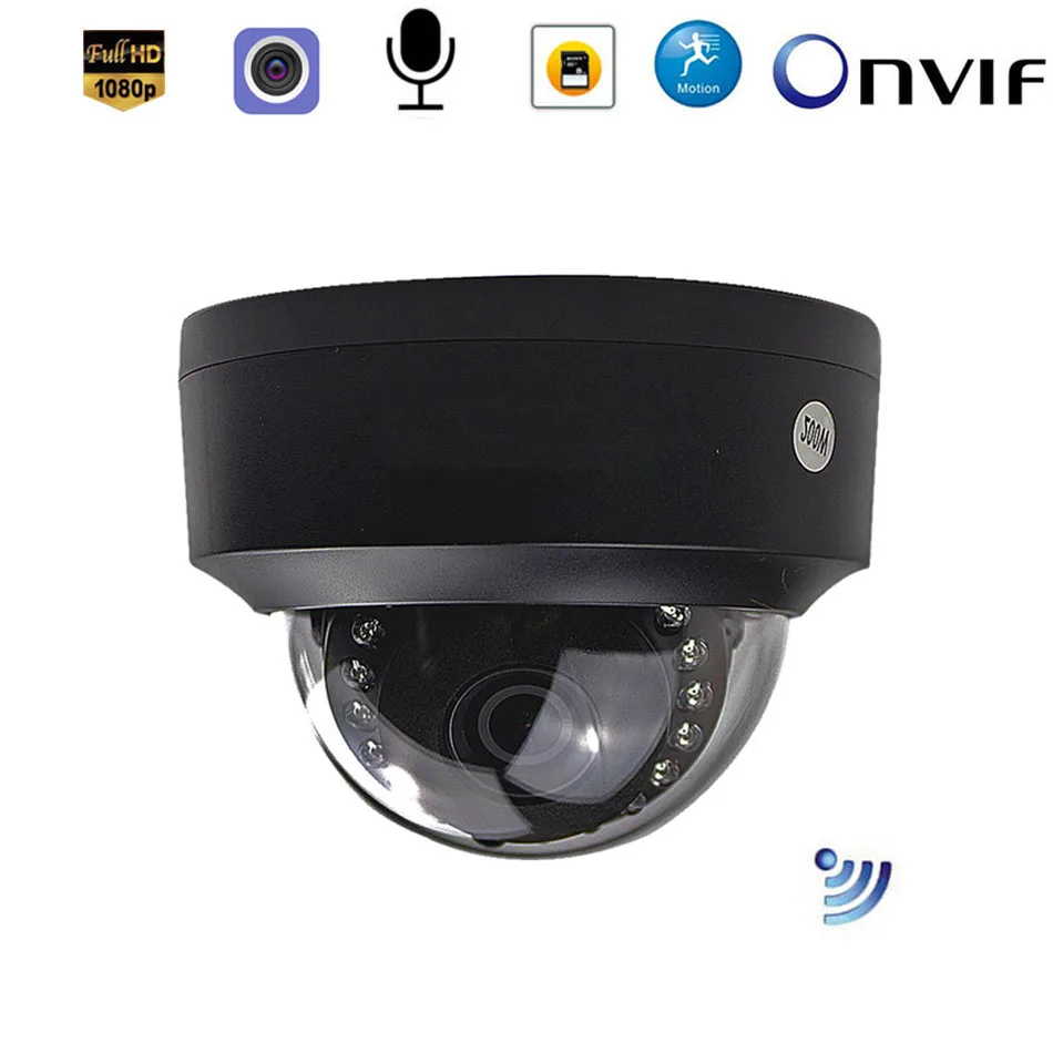 Беспроводная IP камера видеонаблюдения с поддержкой Wi Fi SD карты 1080P SONY 720P|Камеры