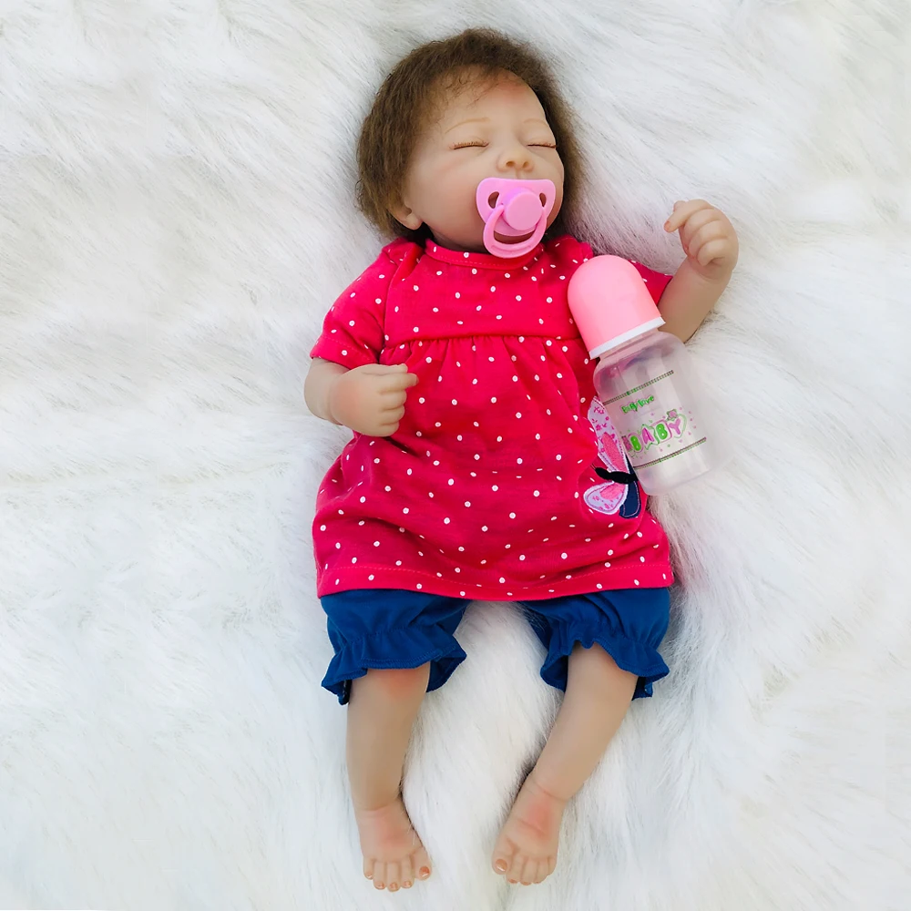 Куклы Reborn игрушки для детей 18 &quot46 см l.o.l силиконовая кукла reborn baby Реалистичная