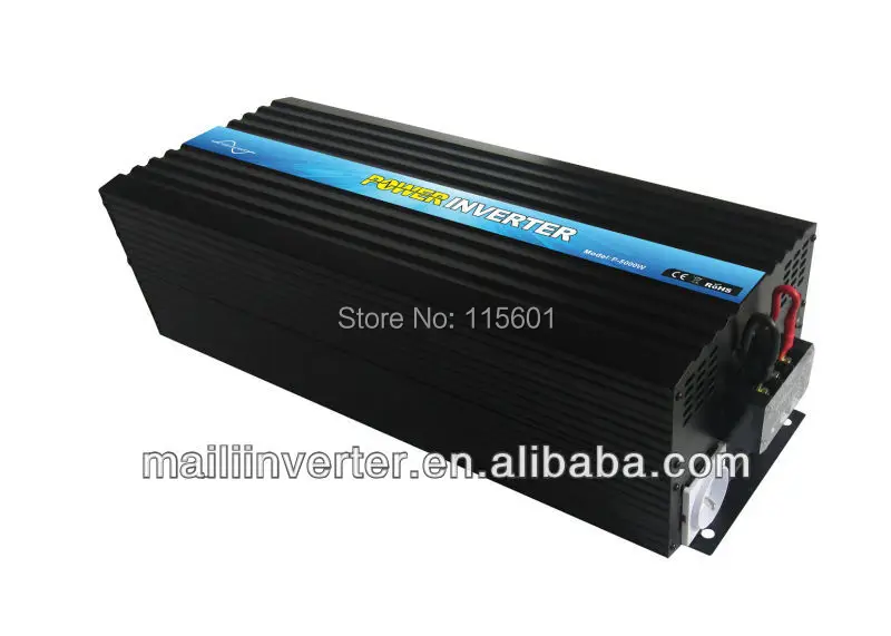 Высокое качество CE RoHS SGS одобренный DC 12V 24V 48V AC 110V 220V 230V 240V 100V 120V решетки 5000W Чистая