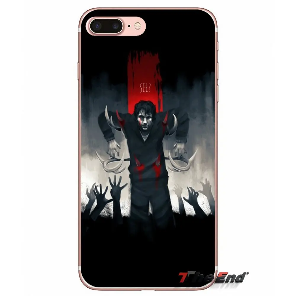 Чехлы для телефонов iPhone X 4 4S 5 5S 5C SE 6 6S 7 8 Plus Samsung Galaxy J1 J3 J5 J7 A3 A5 2016 2017 Eat the Rude Hannibal