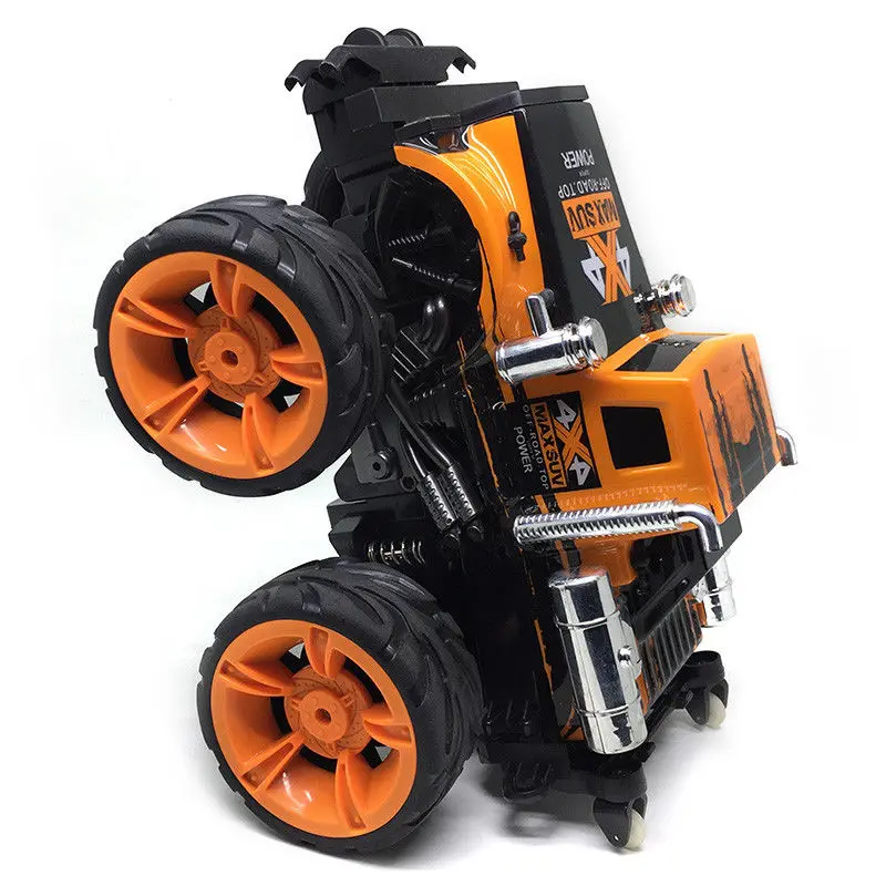 Rc Car 4wd 1/10 RC Stunt 360 degree Inverted Rotation 15km/h High Speed RTF Remote Control | Игрушки и хобби