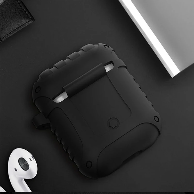 Крутой спортивный мужской чехол-броня для Apple AirPods, Bluetooth, беспроводной чехол для наушников, чехол s Для Air Pods, чехол для зарядки
