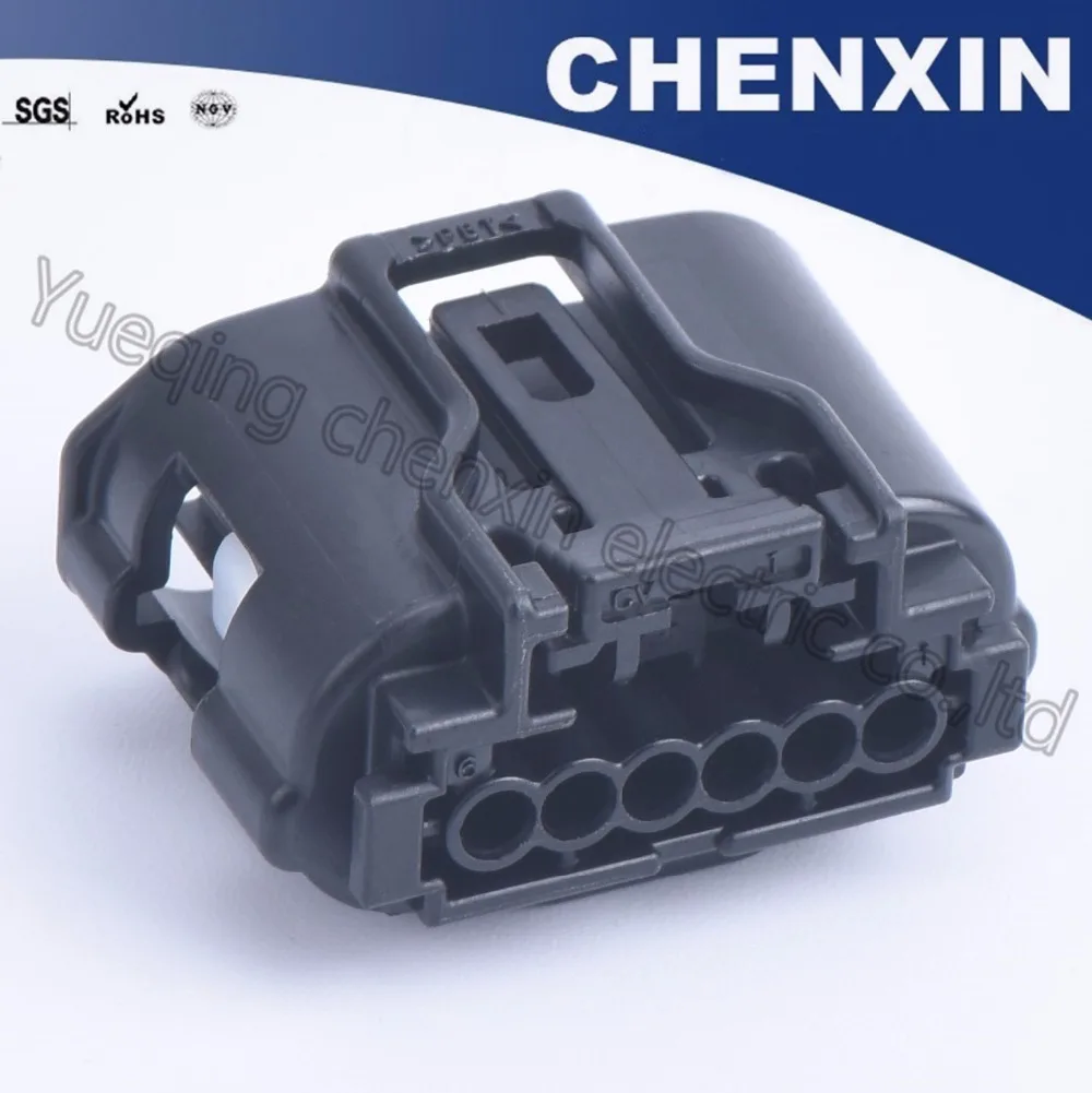 Черный 6 pin Автомобильный водонепроницаемый авто-соединитель 0,6 femal 6189-1083 TS серии автомобильное Контактное гнездо авто педаль акселератора разъем