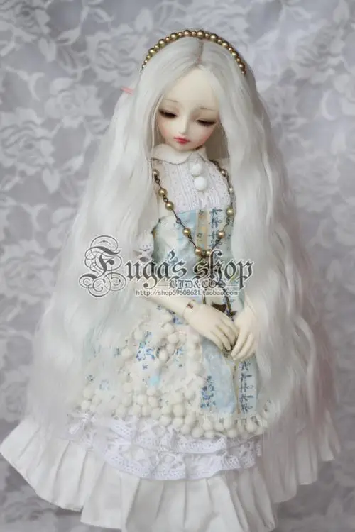 1/3 1/4 модный стиль Bjd SD кукольный парик высокотемпературная проволока длинные