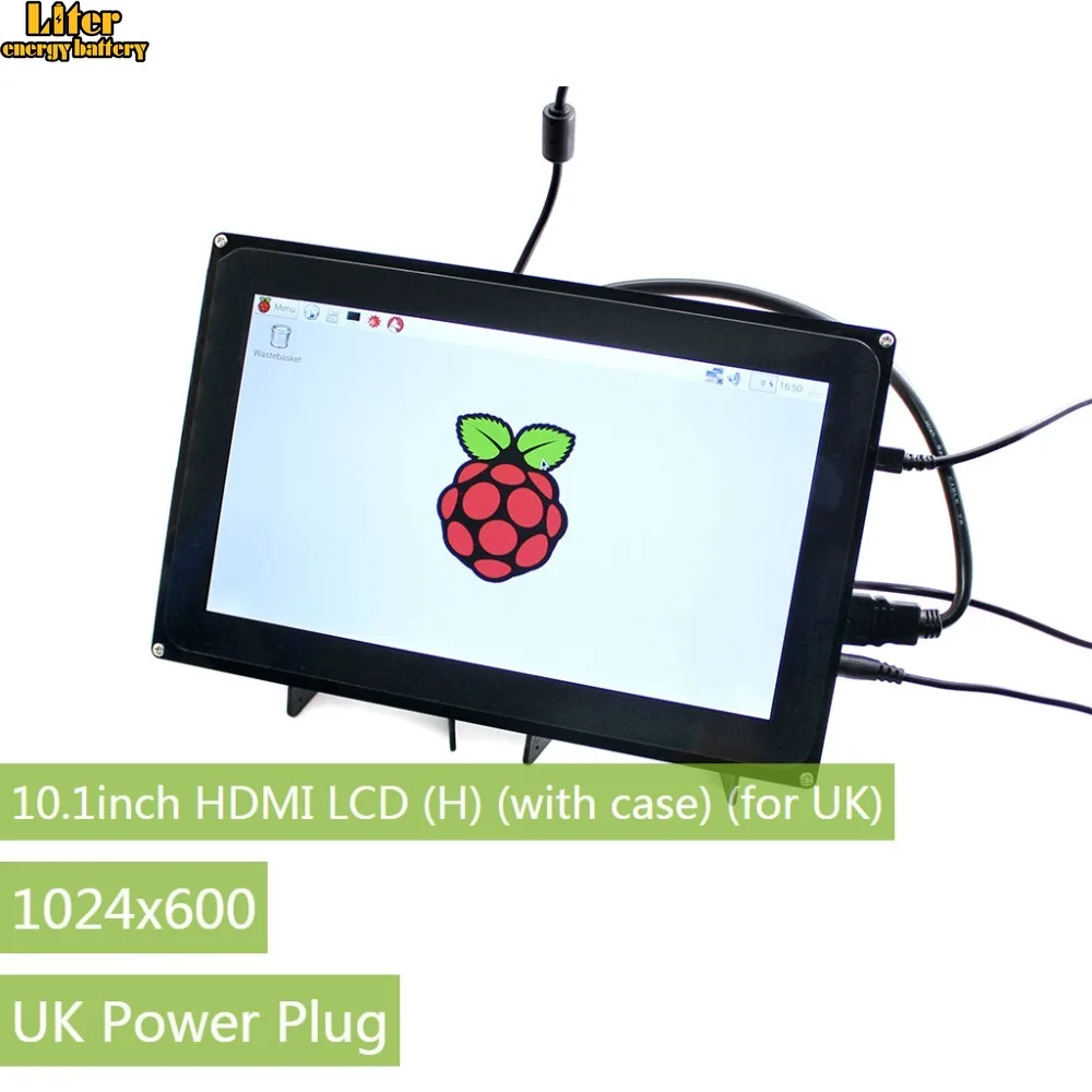 10.1 inch Capacitive Touch Screen LCD 1024x600 for Raspberry Pi Jetson Nano HDMI Display with Acrylic case UK | Компьютеры и офис