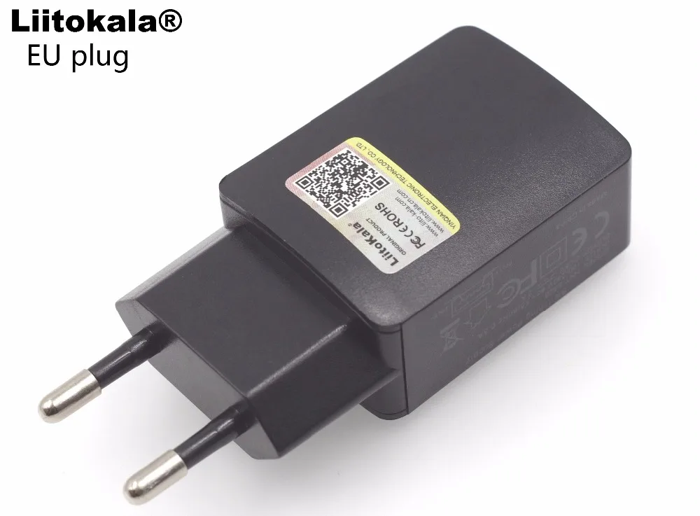 Liitokala 1A 2A USB портативный разъем AU/штепсельная вилка US/штепсельная EU Lii100 Lii202 Lii402
