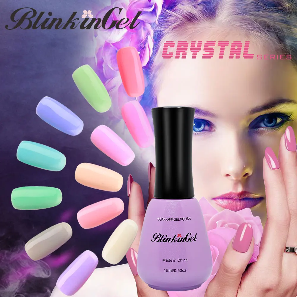BlinkinGel 1 шт. набор гель-лаков для сахара ногтей Отшелушивающий лак из смолы