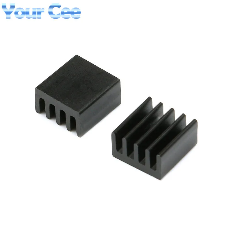 100 шт. алюминиевый радиатор для Raspberry Pi чип светодиодный ИС транзистор питания PBC 8