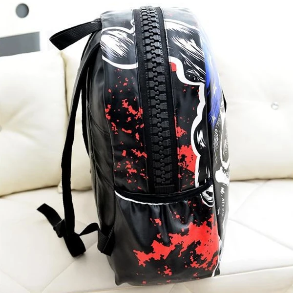 2016 Модный женский рюкзак с черепом рисунком в стиле панк уличная сумка рок