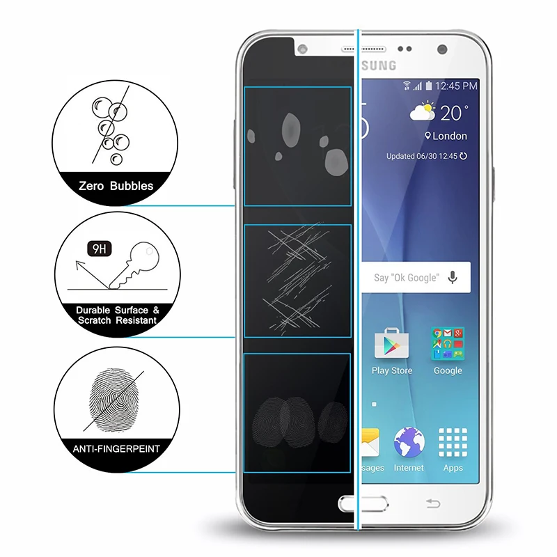 Защитное закаленное стекло Voguery для samsung Galaxy J5 J7 2016 Защита экрана J510 J710|glass for