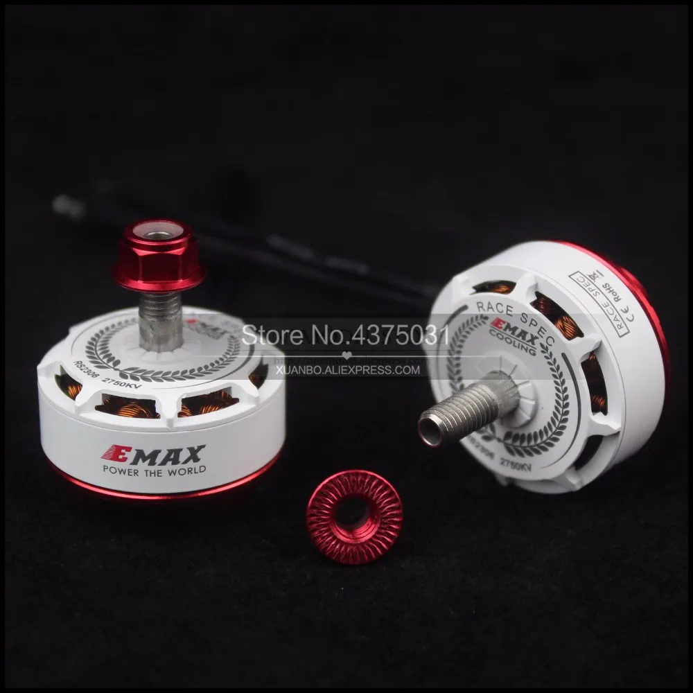1 шт. или 4 шт./лот EMAX yinyan RS2306 2400KV 2750KV двигатель для FPV RACER Quadcopter Kvadrokopter RC беспилотный