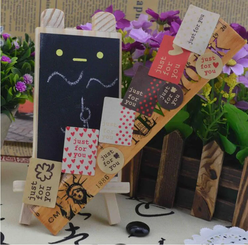 390 шт./лот Just for you 13 стилей самоклеящиеся наклейки для горячего тиснения этикетка