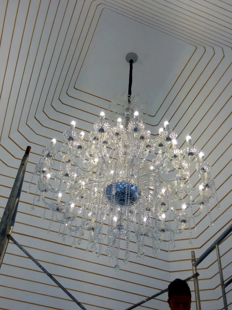 Sitting Room Large Chandelier Crystals Empire Lighting Bohemian Chandeliers for Hotel Lobby Lamp Big Hall Restaurant Decorate | Освещение