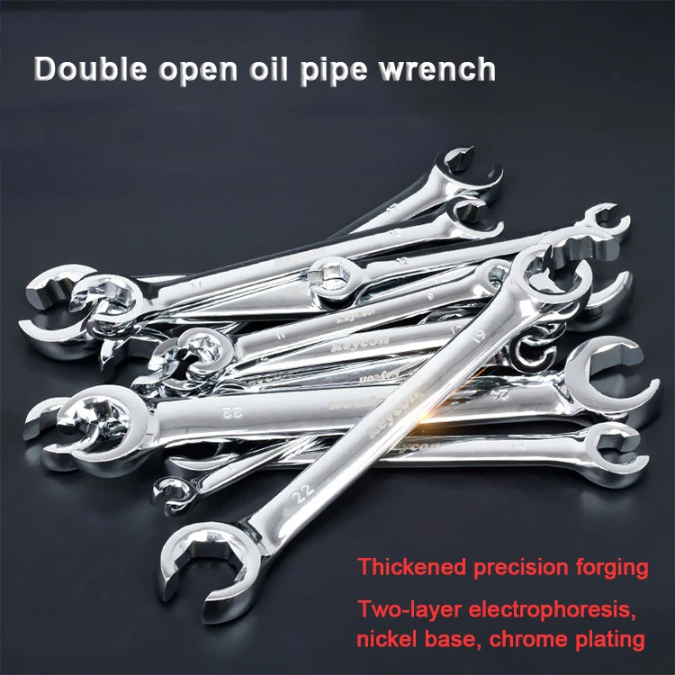 Гаечные ключи с двойной головкой метрический открытый торцевой ключ шестью