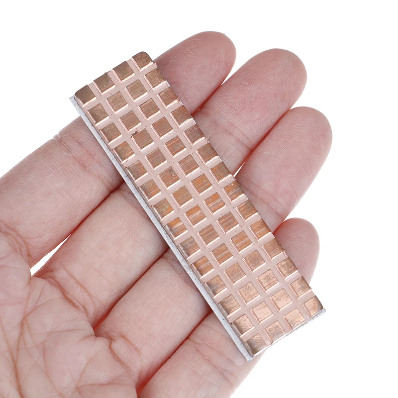 Новый медный радиатор кулер теплоотвод теплопроводящий клей для M.2 NGFF 2280 PCI E NVME SSD