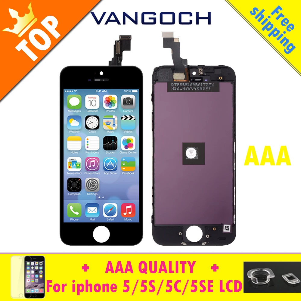 Класс a++ 3D сенсорный дисплей для iPhone 5 5S 5G 5C 5SE 8 г P плюс ЖК экран Замена