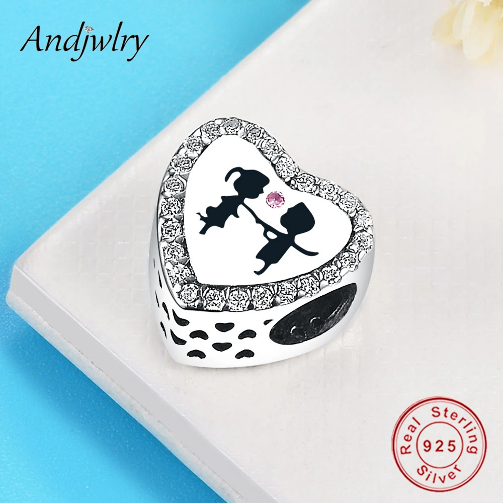 925 пробы серебряные браслеты Pandora, оригинальные бусины, подвески для девушки, бусины для рукоделия, изготовление ювелирных изделий Berloque