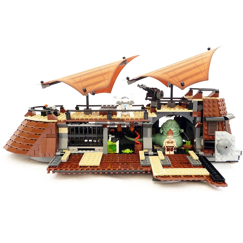 Совместимые с Lego 6210 кирпич игрушки хобби для детей 05090 821 шт. Star война серии Джаббы