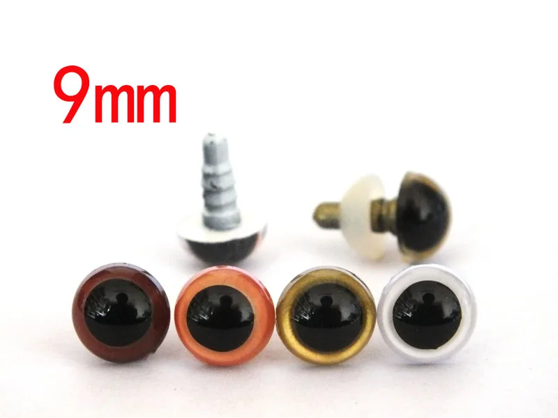 80 шт./лот игрушка застежка животное марионетка кукла рукоделие Accessories 9mm