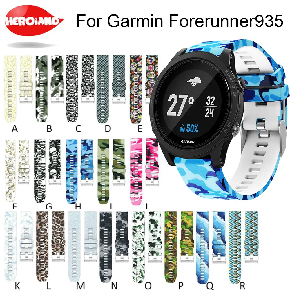 Ремешок для наручных часов сменный быстросъемный силиконовый ремешок Garmin Forerunner