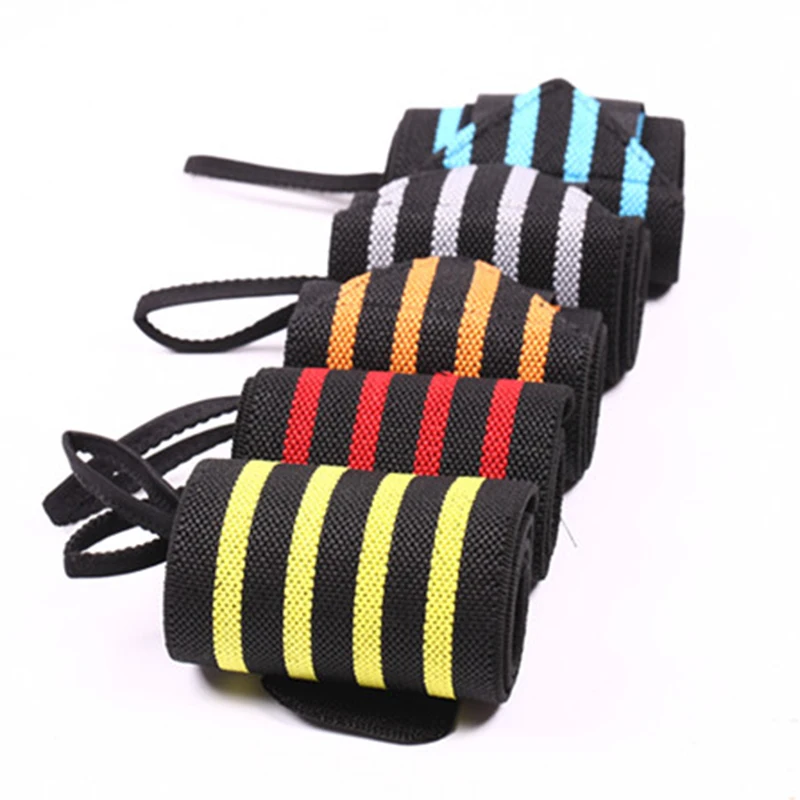 

5 colors Adjustable Wristband Elastic Wrist Wraps Bandages for Weightlifting Powerlifting Breathable Wrist Support