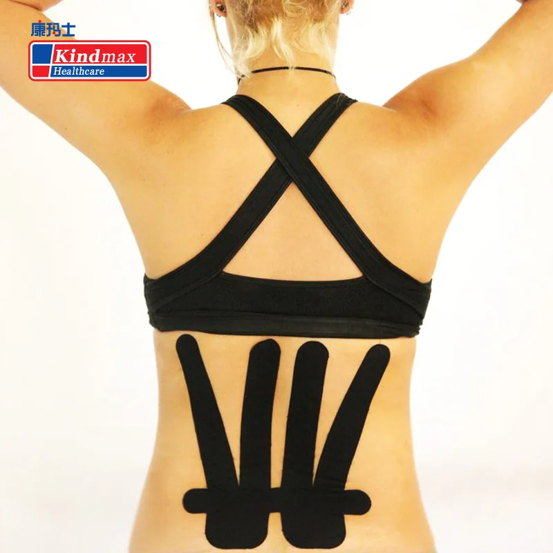 Kindmax кинезиологическая лента пререзка в сумке для поясной зоны спины облегчение