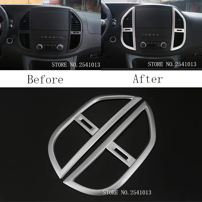 Аксессуары DEE для Mercedes Benz VITO 2016 2017 внутренняя центральная консоль средняя панель