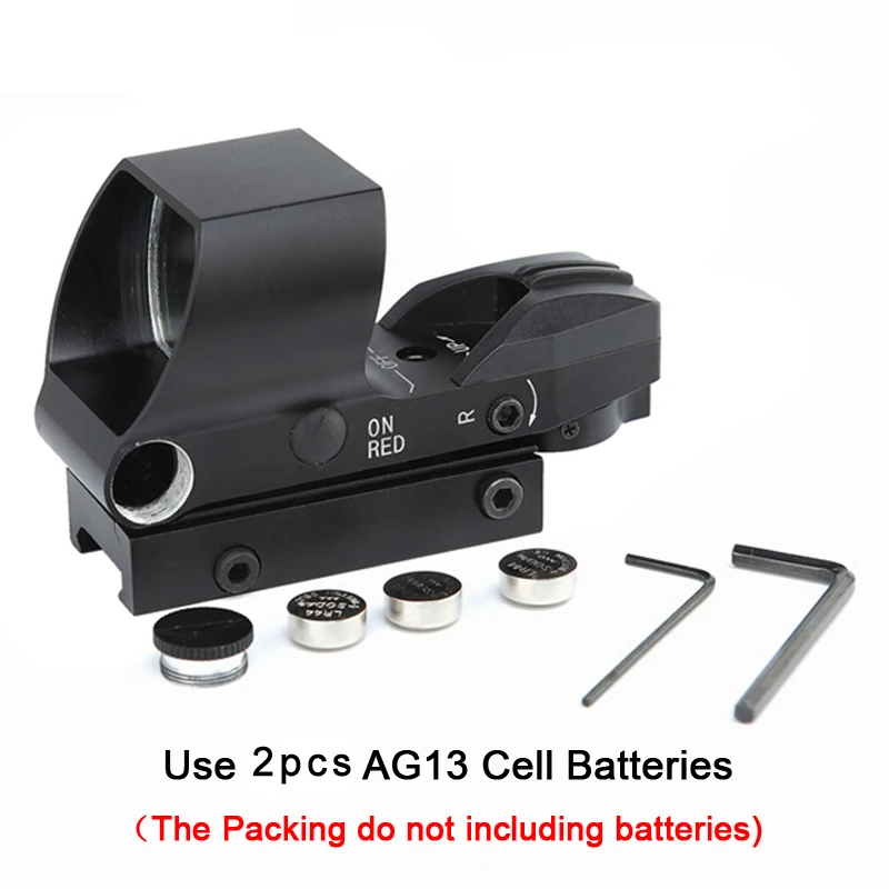 

Askco 1X22mm Red Dot Reflex sight for AR15/AK47/M4 Highly Accurate Gun optic and substitute for overpriced holograph