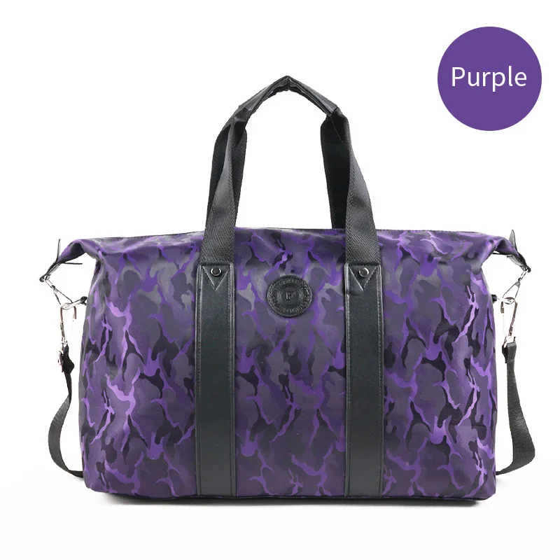 Purple Новинка, нейлоновая сумка для путешествий, Мужская Ручная сумка для багажа, дорожные сумки для путешествий, большие сумки для выходных, Женская многофункциональная сумка для путешествий XA718WB - Цвет: Purple