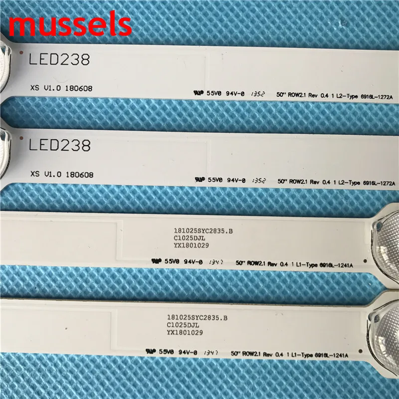 Светодиодная полоса подсветки для LG 50-дюймового телевизора 10 лампа 50LN5400 50LA620V