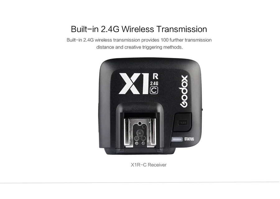 Godox X1R-C X1R-N X1R-S ttl 2,4G Беспроводной приемник спутникового приемника X1T-C/N/S XPRO-C/N/S для цифровой зеркальной камеры Canon Nikon sony камер серии