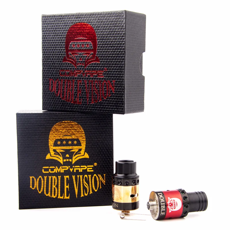 Augvape распылитель с двойным видением RDA диаметром 22 мм 304 нержавеющая сталь колоды