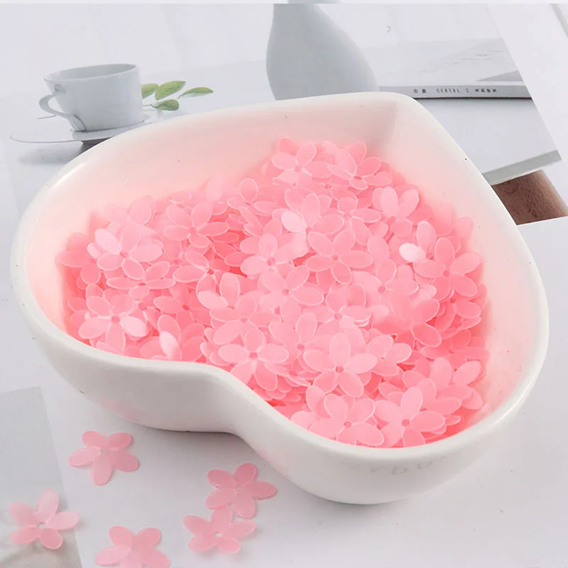 Frosted pink Бисер для шитья цветов, 10 мм, блестки, сделай сам, 350 шт, для рукоделия, блестки, плоская смола - Цвет: Frosted pink
