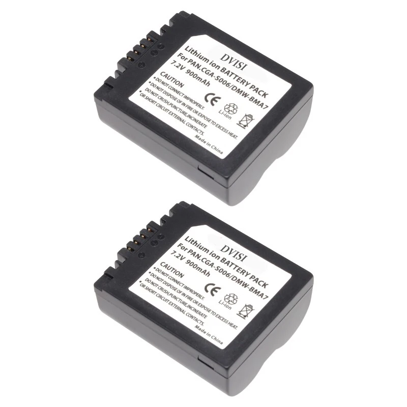 1Pc CGA-S006 CGR CGA S006E S006 S006A BMA7 DMW BMA7 Rechargeable Battery for Panasonic DMC FZ7 FZ8 FZ18 FZ28 FZ30 FZ35 FZ38 FZ50 images - 6