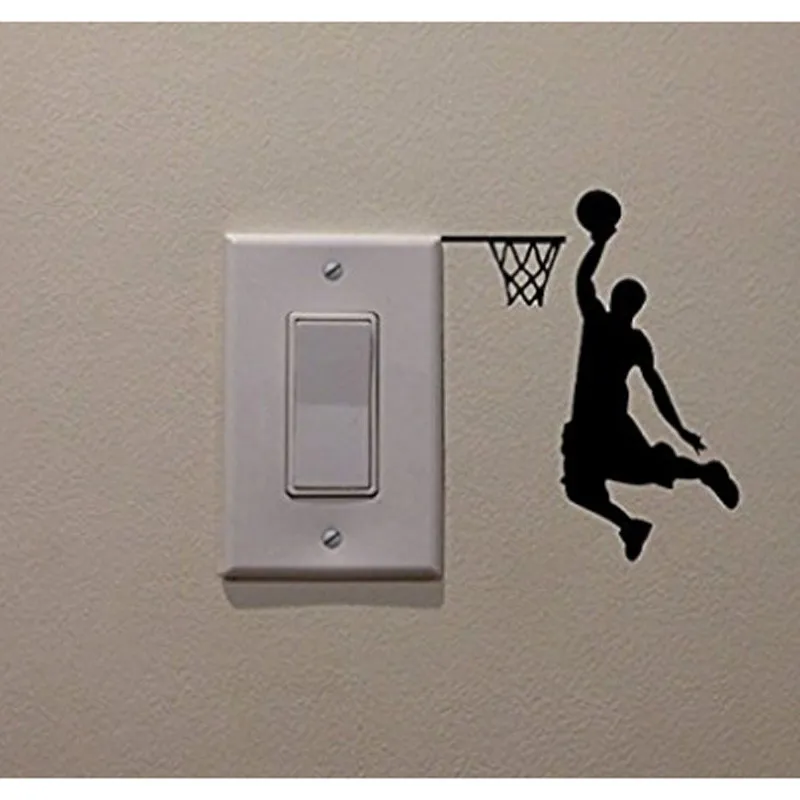 Новые 3d наклейки на стену для видов комнат Slamdunk стикер домашний декор наклейка