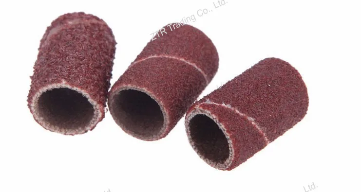 30 шт. шлифовальные ленты рукава сверла для дизайна ногтей диаметр 6 35 дюйма 80 120 180