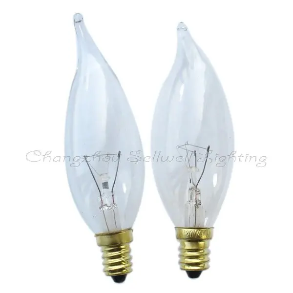 Новинка! Гарантированно 100%! Лампа свеча E12 120 в 40 Вт A204|40w bulb|40w lampe12 40w bulb |