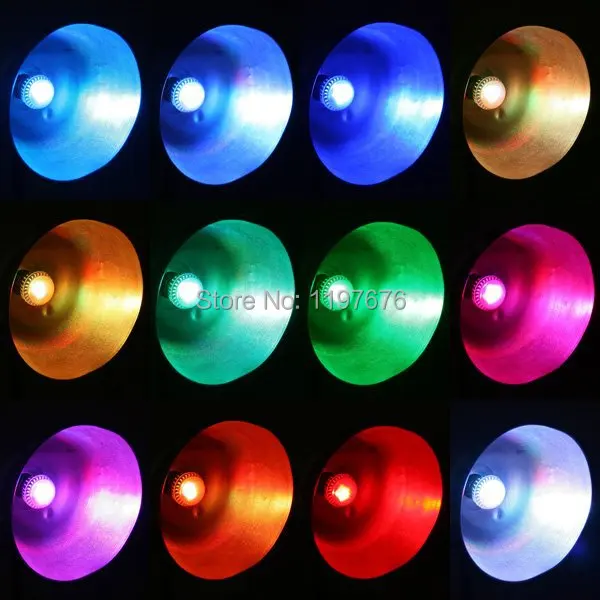 Бесплатная доставка 2 шт./лот E27 RGB Светодиодная лампа 9 Вт AC110V 220 в 85-265 с пультом