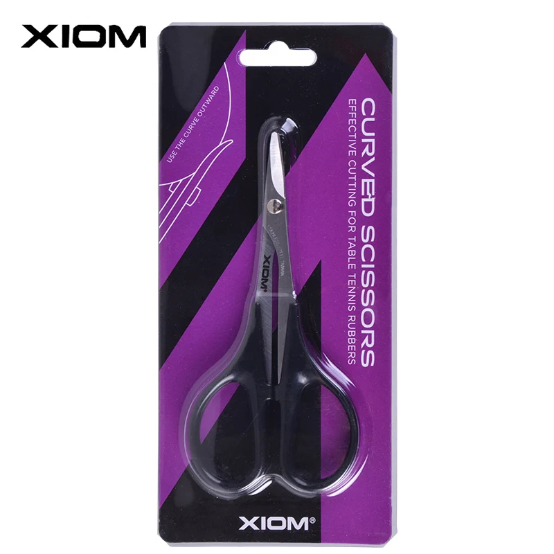 Оригинальные изогнутые ножницы Xiom, эффективная резка для резинок для настольного тенниса