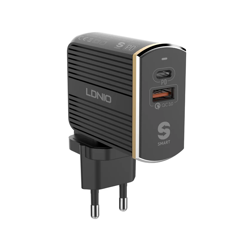 LDNIO 36 Вт USB быстрое зарядное устройство для телефона с поддержкой QC 3,0 Быстрая зарядка домашнее настенное зарядное устройство с разъемом для быстрой зарядки для iPhone type-C PD